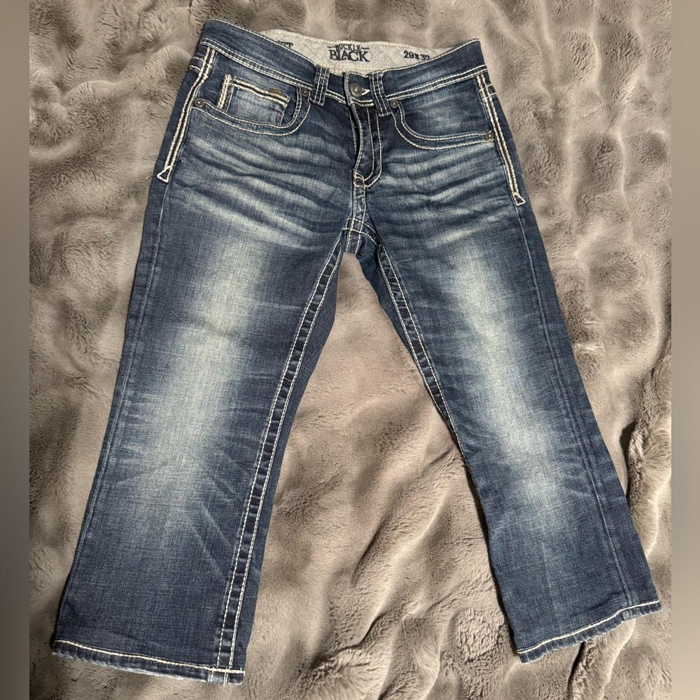 Buckle Women's Straight Leg Blue Jeans